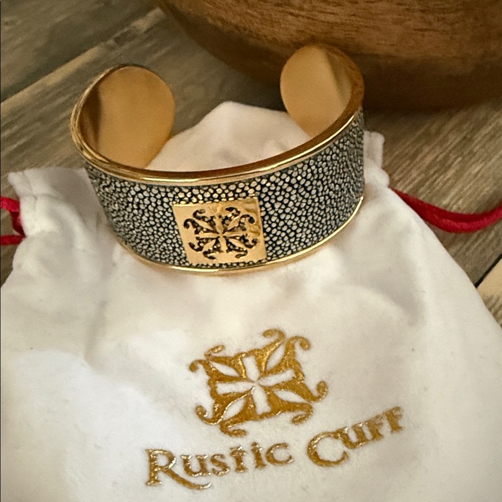 Rustic Cuff Gold and Silver Textured Cuff